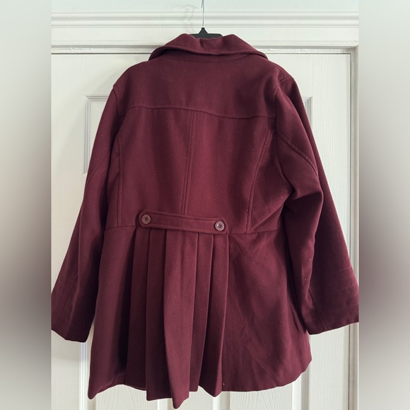 Burgandy Winter Coat - Picture 3 of 3